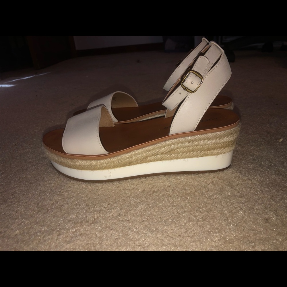 Lucky Brand Platform Wedge Sandals